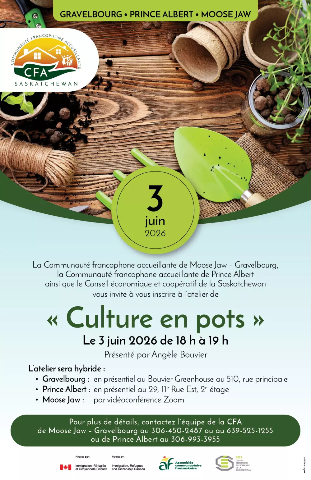 the gardening workshop: Container gardening,