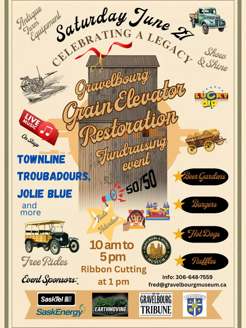 Gravelbourg Grain Elevator Restoration Fundraising Event